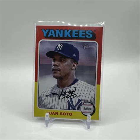 JUAN SOTO 2024 Topps Heritage 143 New York Yankees EUR 1 11 PicClick IT