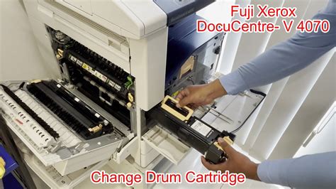 How To Change The Drum Cartridge On Fuji Xerox Docucentre V Youtube