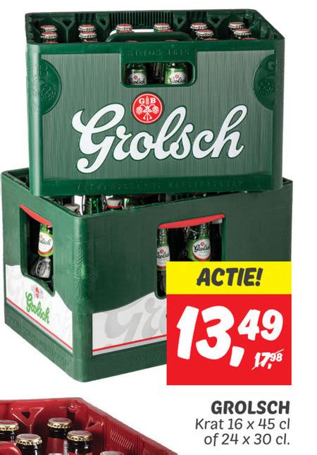 Grolsch Krat Bier Folder Aanbieding Bij Dekamarkt Details