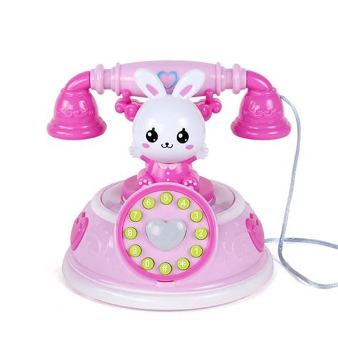 Kids Telephone Toy Smart Phone With Light Music Pretend Toys Walmart