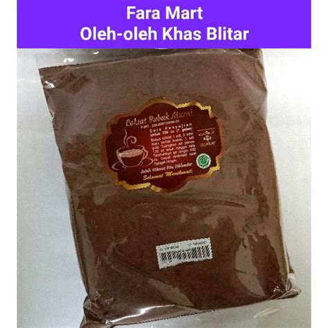 Jual Bubuk Coklat Murni Asli Kampung Coklat Blitar Gr Shopee Indonesia