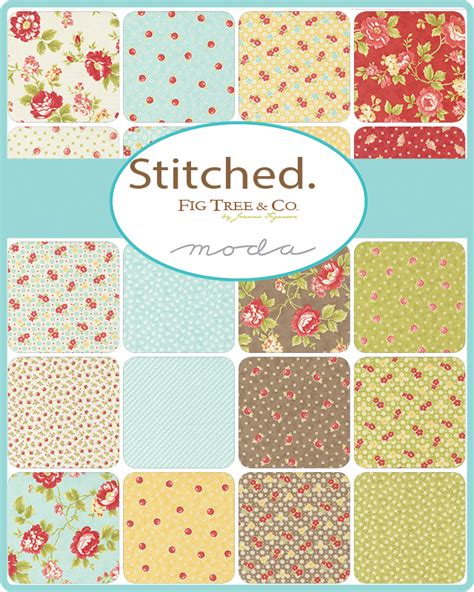 Moda Stitched Layer Cake By Fig Tree And Co Lc Emerald City Fabrics