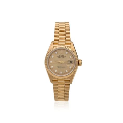 Rolex Oyster Perpetual Datejust Orologio Da Donna Anno 1991 Asta