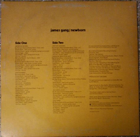 James Gang ‎ Newborn 1975 Us Pressing Vinyl Pursuit Inc