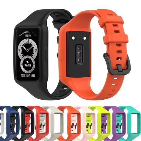 Silicone Sport Band Straps Replacement For Huawei Band 6 Prohuawei