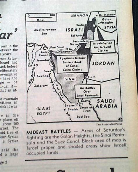 Yom Kippur War Begins In Rarenewspapers