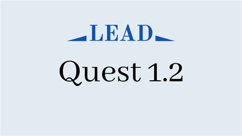 Quests 1 And 2 — Success Road Academy