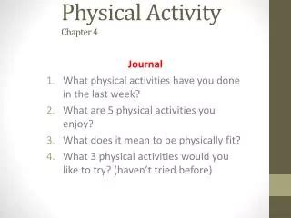 PPT Chapter 4 Lesson 5 Physical Activity Injuries PowerPoint