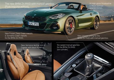 The Bmw Z M I With Manual Gearbox Highlights