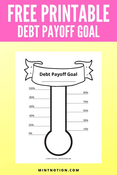 Free Printable Debt Tracker Template