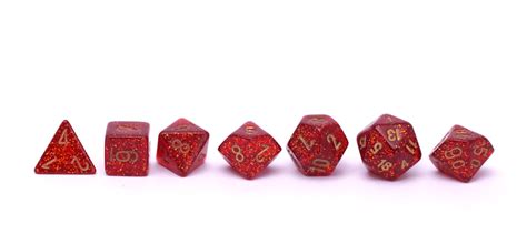 Chessex Mini Glitter Ruby Red Free And Fast Shipping Diceroll Uk