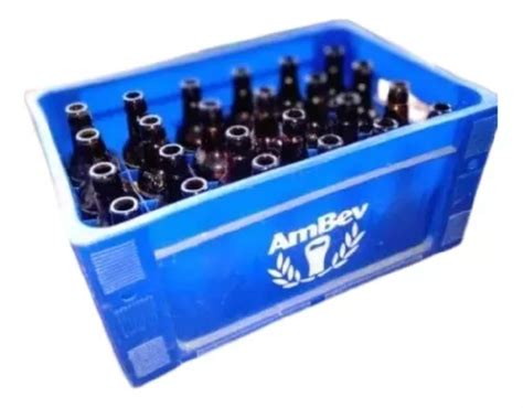 Caixa Plástica Ambev Cerveja 300ml Retornável Vasilhames MercadoLivre