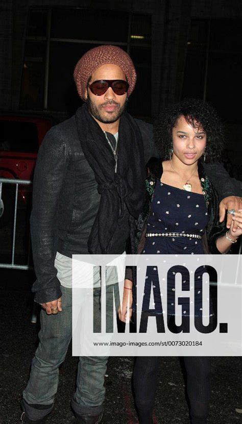 October 3 2009 New York City Lenny Kravitz And Zoe Kravitz Arriving At