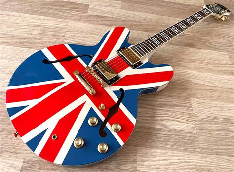 Epiphone Union Jack Sheraton Reverb Uk