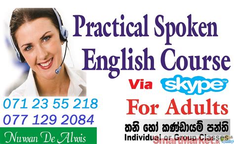 Spoken English Online Course Via Skype