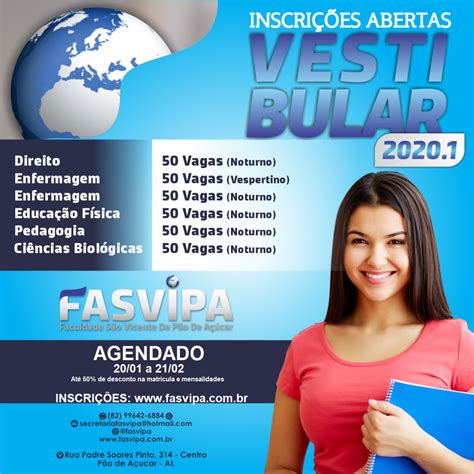 Vestibular Agendado Est No Ar Inscreva Se Fasvipa