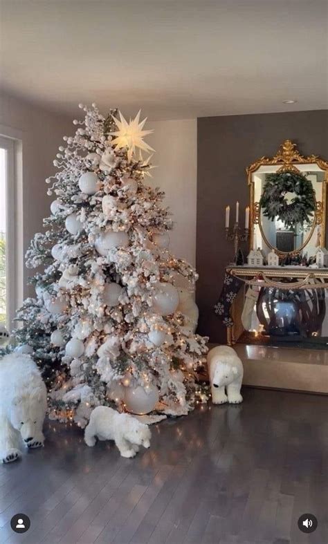 PinDecor Home Decoration Ideas In 2024 White Christmas Trees White