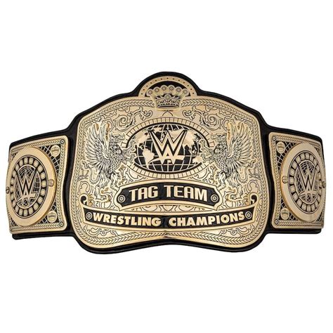 New 2024 World Tag Team Wrestling Championship Title Belt Brass 2mm