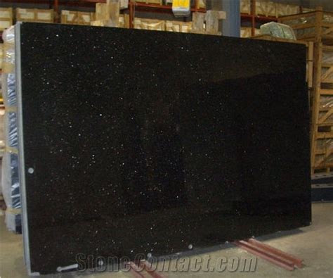 Indian Black Granite Polished Slabs From India