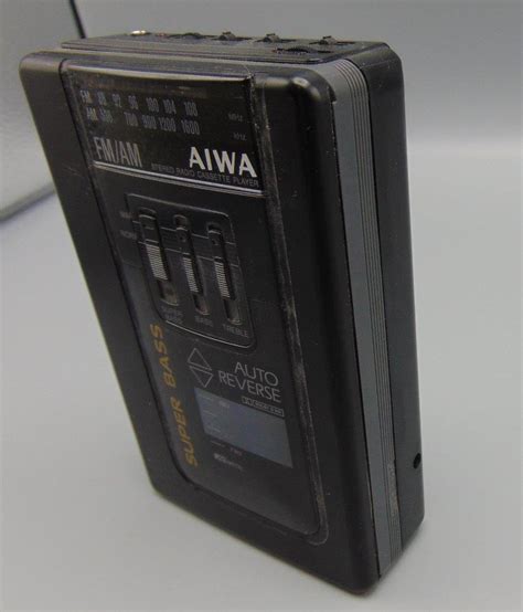 Aiwa Fmam Radio Super Bass Auto Reverse Cassette Player Portable Model No Hs T220 Kcs Attic