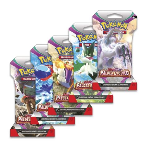 Pokémon Tcg Scarlet And Violet Paldea Evolved Sleeved Booster Pack 10