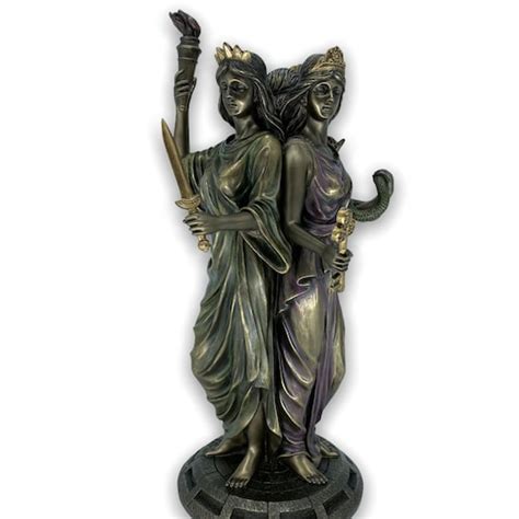 Statue Of Greek Goddess Hekate Etsy