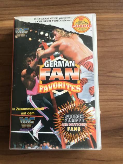 Wwf Wwe German Fan Favorites Vhs Video Wrestling Super Eur