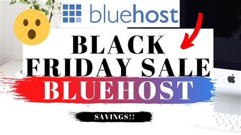 Bluehost Black Friday Deals Discount Bluehost Cyber Monday Sale