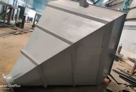 Mild Steel Hopper For Sand Plant Weight Capacity 250 Kg At Rs 130 Kg