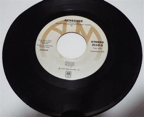 Styx "Renegade / Sing For the Day" VG | eBay in 2022 | Renegade, Styx ...