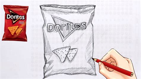 How To Draw Doritos Packet Doritos Packet YouTube