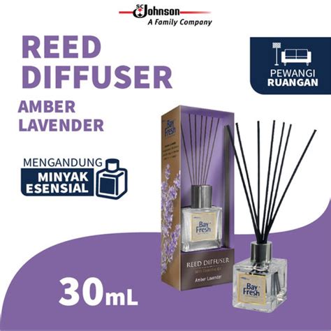 Jual Bay Fresh Reed Diffuser Pengharum Ruangan Amber Lavender 30ml