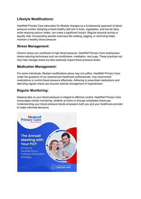 Ppt High Blood Pressure Control Healwell Primary Care Powerpoint