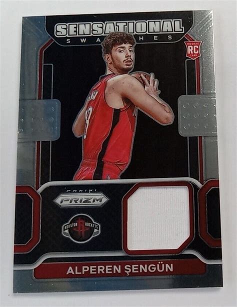 Panini Prizm Sensational Swatches Sw Ase Alperen Sengun Mem