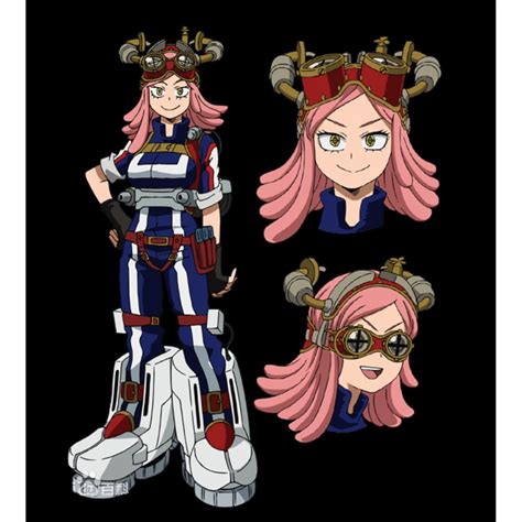 Custom Boku No Academia Bnha Hatsume Mei Cosplay Wig My Hero Academia