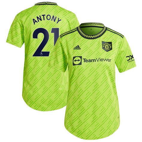 Manchester United Third Authentic Shirt 2022 23 Womens With Antony 21