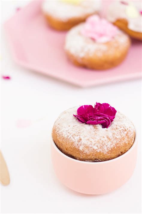 Edible Flower Donuts