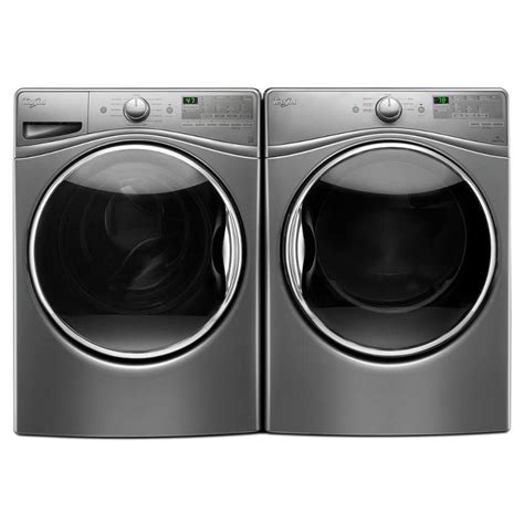 Whirlpool Front Load Washer And Dryer Set Chrome Shadow Electric Rc