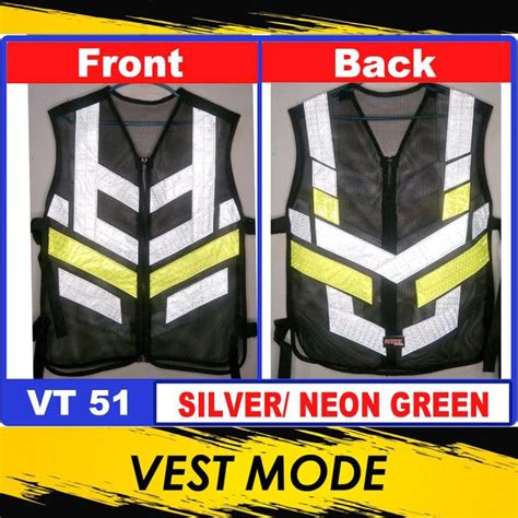 Vt51 Vest For Motorcycle Rider High Visibility Safety Vest Reflectorized Vest Mode Lazada Ph