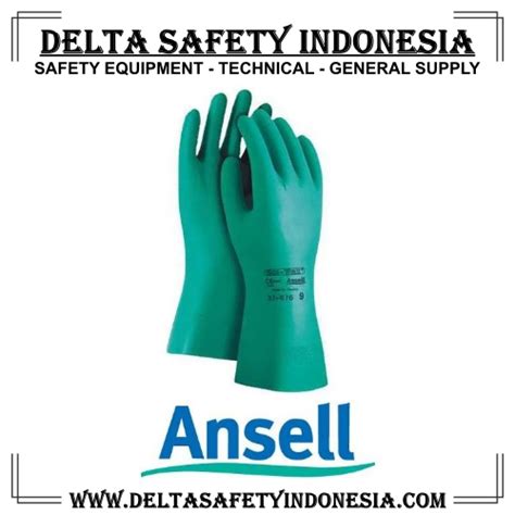 Jual Sarung Tangan Ansell Solvex Original Delta Safety Indonesia