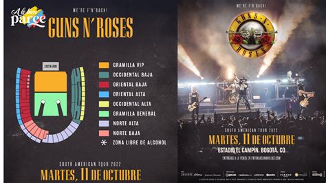 Guns N Roses Todo Lo Que Debe Saber Para Este Y De Octubre A