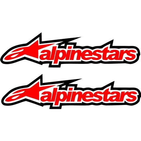 X Alpinestars Logo Style Stickers Decals Decalshouse