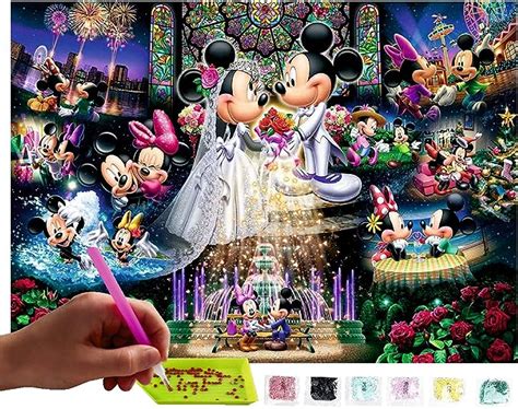 MISHBAY Diamond Painting Mickey Mouse Peinture Diamant 30x40cm