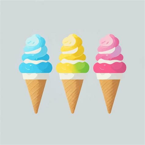 Premium Vector Ice Cream Set