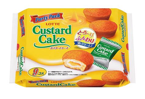 Lotte Custard Cake Japanese Snack