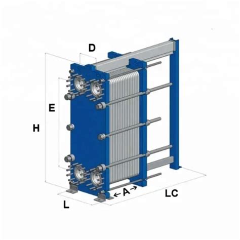 High Efficiency And Easy Maintenance Accessen Plate Heat Exchanger Kw