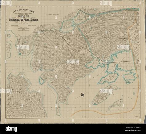 General Map Of The Borough Of The Bronx Eastern Division