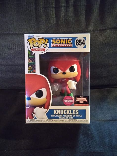 Flocked Knuckles The Echidna Funko Pop Sonic The Hedgehog Amino