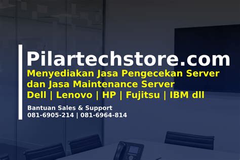 Jasa Instalasi Konfigurasi Server Pilar Tech Store