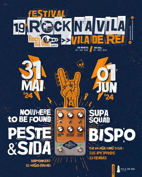 Vila De Rei Rock Na Vila Fica A Conhecer O Cartaz Do Teu